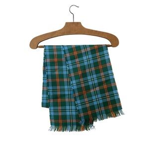 Vintage Muskoka Tartan Scarf Plaid Wool Ontario Canada Canadiana